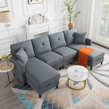 99.2" U-Shaped Sectional Sofa