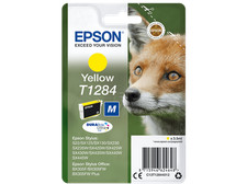 EPSON Original Tintenpatrone Gelb (C13T12844012) NEU