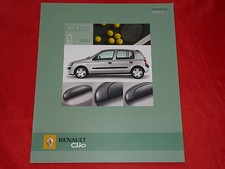 RENAULT Clio II Typ B "Campus" Sondermodell Prospekt Brochure Depliant von 2004