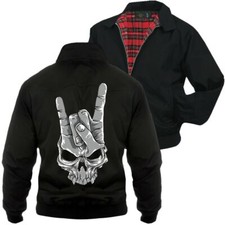 Herren Harrington Jacke Metal