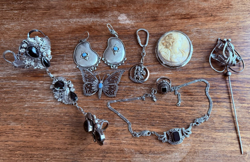Antikes silber schmuck - antikes,