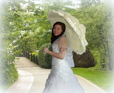 Hochzeit Rüschen Regenschirm Daphne creme Sonnenschirm Schirm Von Lilienfeld