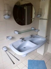 VILLEROY & BOCH BADEZIMMER AUSSTATTUNG CROCUS BLAU