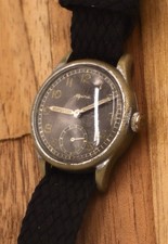 Alpina D  Militäruhr WW2  Kal.: Alpina 592, Armbanduhr, funktionstüchtig
