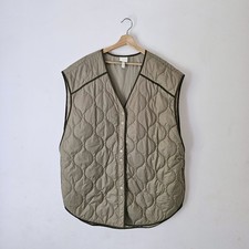 H&M Damen Weste grün khaki