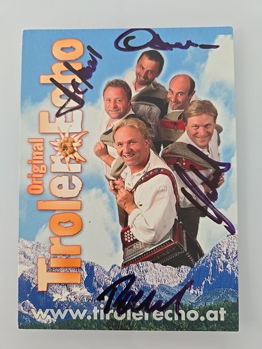 Tiroler echo autogramm - echo,