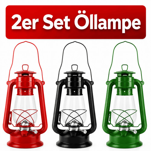 Sturmlaterne 2er set öllampe - set,