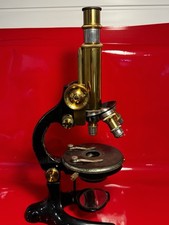 c.1930 altes W. & H.SEIBERT WETZLAR MIKROSKOP No. 17421 mit Kasten und Schlüssel