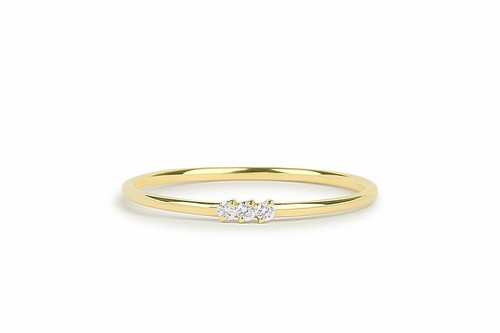 Diamant memory goldring - diamant, 3