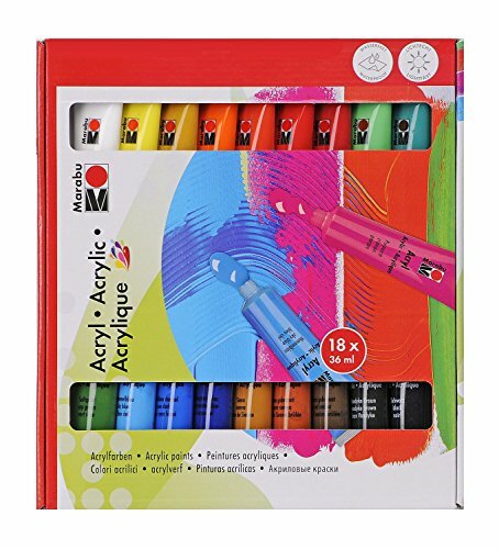 Marabu acrylfarben set - x, 36