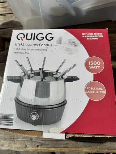 Quigg elektrisches fondue - quigg,