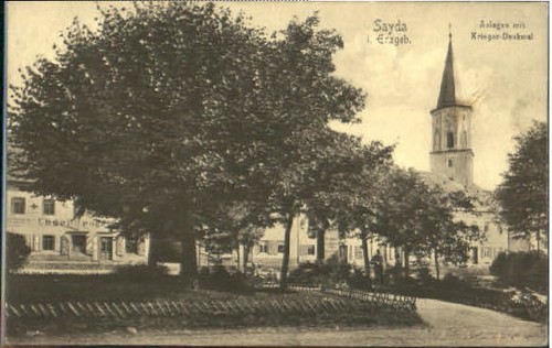 Sayda denkmal 1914 - sayda,