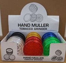 Crusher /Grinder/ Gewürzmühle aus Plastik - 58mm, verschiedene Farben