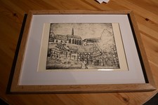 Original Radierung Warburg