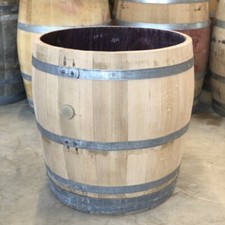 Miniteich aus 3/4 gebrauchtem 300l-Weinfass (220l)