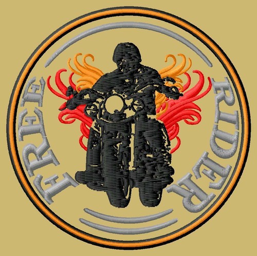 Free rider iron on - , iron-on