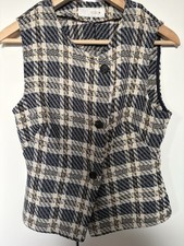 Zara Weste Blau/Beige Gr.M Neu