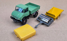Märklin Mercedes Benz Unimog Geschenk Set mit Zubehör seltene grüne Variante 