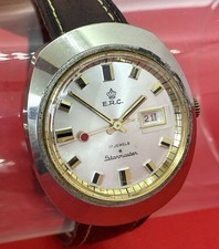 E.R.C. STARMASTER VINTAGE UHR watch Datum Handaufzug 50s 60s 70s