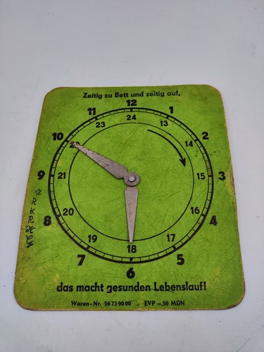 Ddr kinderuhr lernuhr pappuhr - ddr,