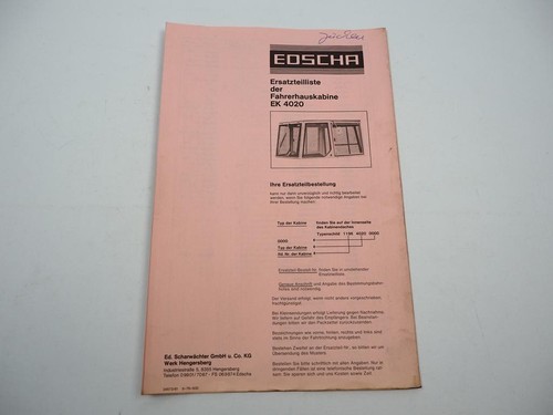 Original edscha 4020 - original,