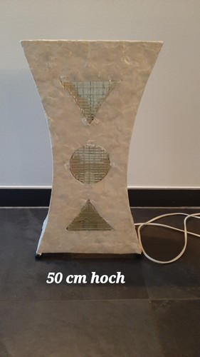 Tischleuchte weiss perlmutt - tischleuchte,