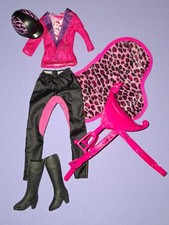 🎠MATTEL BARBIE puppen kleidung pferd set aus sammlung paket konvolut🎠