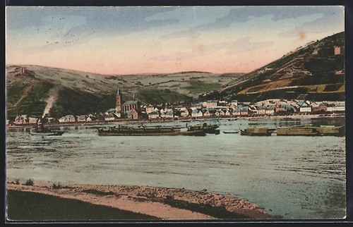Lorch rhein teilansicht - a.,