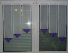 FARBE AUSWÄHLEN  6 tlg. scheibengardine deko gardine vorhang 1152