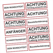 KFZ LKW AUFKLEBER SCHILDER