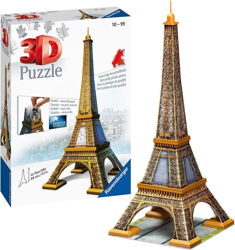 Eiffelturm puzzle 216 teile - eiffelturm, 3d