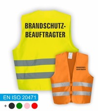 BRANDSCHUTZBEAUFTRAGTER Warnweste | Signalweste | Sicherheitsweste