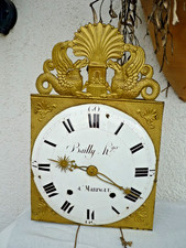 sehr schöne alte orig. Drqachen Comtoise / Morbier / Morez, Hinterpendel