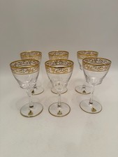 Joh. Oertel Haida 6 Portwein Sherry Süßwein Venezia Prunkglas mit Etikett