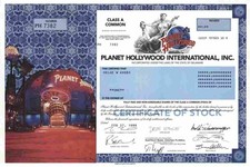Planet Hollywood 1998 Delaware Bruce Willis Demi Moore Schwarzenegger Stallone #