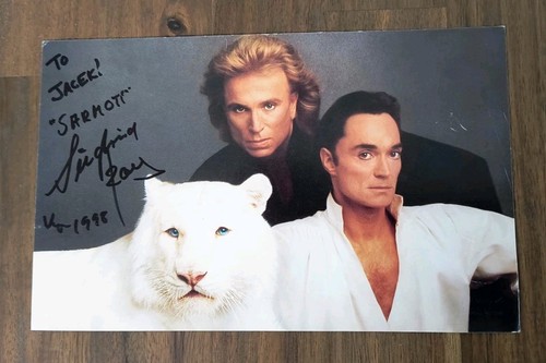 Siegfried roy signierte - -,