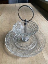 Etagere 2-stöckig Glas