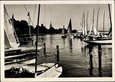 Ak Friedrichshafen am Bodensee, Yachthafen, Boote, Wasser,... - 4882866