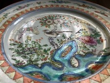 schoener antiker chnesischer Porzellanteller ca 1920er