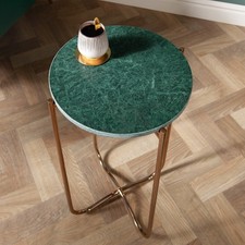 Handmade Beistelltisch rund