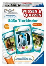 Wissen & Quizzen: Süße Tierkinder tiptoi Spiele/Puzzles (2017, Game)