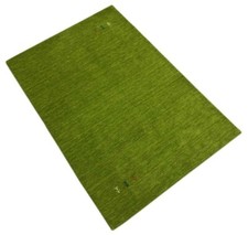 Gabbeh Teppich Grün 100%