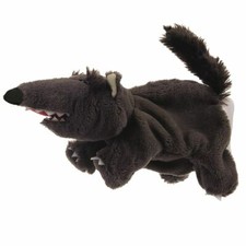 Handpuppe Wolf 30 cm Zubehör