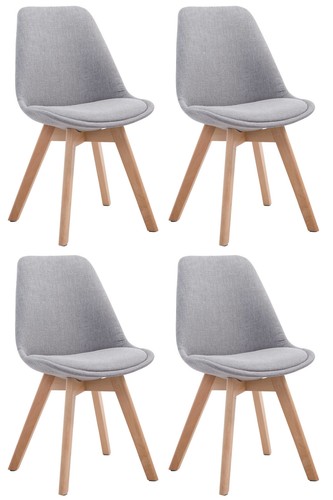 4er set besucherstühle borneo - 4er,