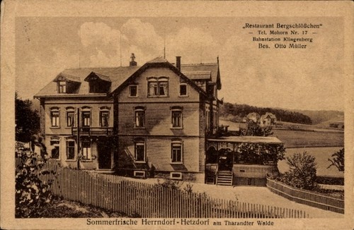 Herrndorf hetzdorf - ak,