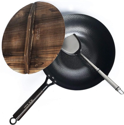 Kohlenstoffstahl wok 6 l - wok,