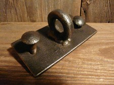 Oese Platte Ring alt antik geschmiedet Mittelalter Bauer Garten Restaurierung