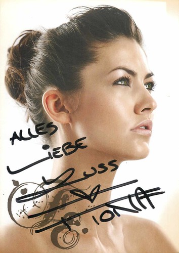 Autogramm fiona erdmann - fiona,