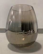 Depot Windlicht Groß Chrom Rauchgas