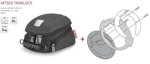 Givi tanklock tankrucksack - tanklock, +